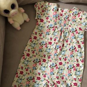 Gymboree Floral One Piece Romper NWT